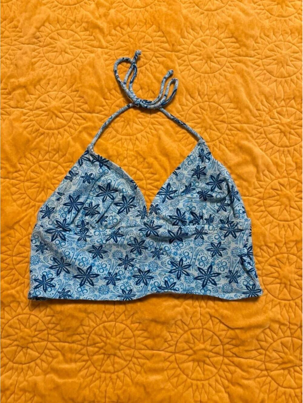Vintage Sand & Sun Y2K Halter Top - Size Medium